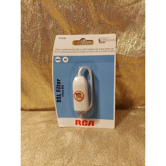 RCA DSL Phone Line Noise Filter Adapter for DSL Modem Router Fax New TP7410N - Picture 1 of 7